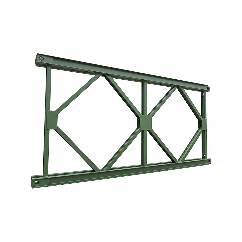 Type 321 - ter plaatse gegoten steunconstructie Baileybrugpanelen